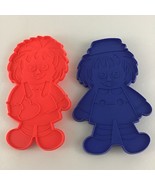 Raggedy Ann &amp; Andy Jumbo Cookie Cutters Rag Doll Press Vintage Bobbs Mer... - $21.73