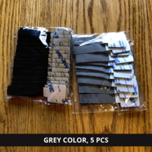 Cable Hook Loop Ties Straps Cord Grey Reusable Wire Fastening Organizer ... - $158.57 MXN