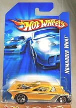 2006 Hot Wheels Collector #211 NOMADDER WHAT Yellow w/Chrome 5 Sp-Varia &#39;07 Card - £6.54 GBP