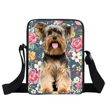 Dog Yorkshire Terrier / French Bulldog / Dachshund Mini Messenger Bag Women Hand - £16.02 GBP