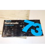 1973 Plymouth Barracuda Operators Owners Manual - $1,252.54 MXN