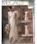McCalls 6948 Misses Wedding Bridal Gown Dress bridesmaid Alicyn pattern ... - £11.79 GBP