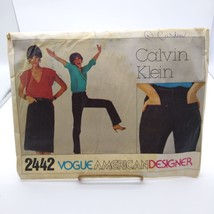 Vintage Sewing PATTERN Vogue Patterns 2442, Misses 1980 Tight Fitting Jeans Slim - $28.06