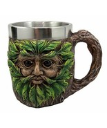 Ebros Forest Chibi Greenman Drink Mug With Tree Bark Tankard Coffee Cup ... - $34.17 CAD