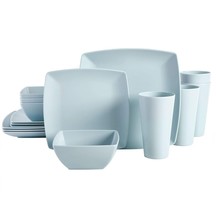 Melamine Dinnerware Set For 4 Plates Dishes Salad Bowls Mugs Cup 16 Piec... - £46.13 GBP