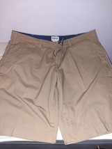 Timberland Men&#39;s Classic Fit Chino Shorts Button Flap Pockets W38 Khaki  - $17.99