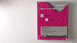 1997 Malibu Cutlass Factory Service Repair manual 2 of 2 Chevy Oldsmobile - £9.68 GBP
