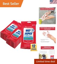 Moisturizing Hand Sanitizing Wipes - 360ct Travel-Friendly Packs for Fam... - $1,102.23 MXN