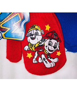 Childs Paw Patrol Winter Red Blue Mittens Set Of 2 Pairs Boy Nickelodeon... - £5.48 GBP