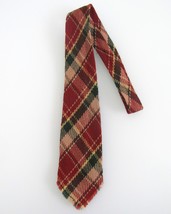 Vintage Unbranded Men&#39;s Fringed Wool Tie - £19.98 GBP