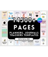 14500+ Pages PLR Canva Template Bundle, 200 Canva Templates, Planners, J... - $0.99