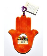 Home Blessing Hamsa Hand Ceramic Hand Made Art Design - £33.54 GBP