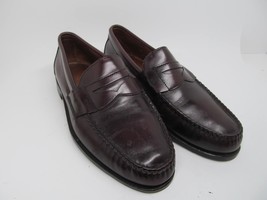Allen Edmonds Walden Mens Brown Leather Half Strap Penny Loafers Size US... - £38.53 GBP