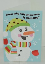 Hallmark XV 600 1 Smiling Snowman Christmas Card Package 4 image 2