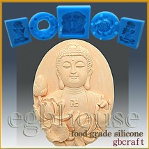 egbhouse, Silicone Food Grade Chocolate/Fondant Mold –Buddha with Lotus ... - £26.41 GBP