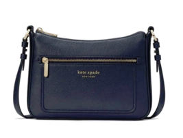 NEW Kate Spade Hudson Medium Leather Crossbody Bag Blazer Blue NWT - £127.76 GBP