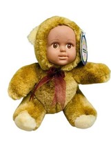 Kelly Toy Plush 11&#39; Plastic Face Bear outfit Special Creations Doll  Vin... - $15.58