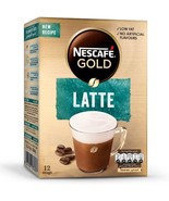 X2 Packs Nescafe Gold Latte Pack of 12x17g//FREE SHIPPING - $48.03 CAD