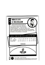 CJ McCollum 2021-22 NBA Hoops Premium Box Set Silver 041/199 #81 Trail Blazers - £2.33 GBP