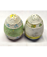 Vintage Easter Egg Salt &amp; Pepper Shaker Set - Easter Holidays Farmhouse ... - €7,53 EUR