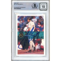 Jayson Werth Phillies Autograph 2000 Just Rookie Card #97 BAS BGS Auto 10 Slab - £79.92 GBP