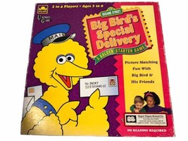 Sesame Street Vtg Big Bird&#39;s Special Delivery Board Game 1994 Instructions - £20.32 GBP