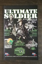 Ultimate Soldier Navy Seals 12&quot; Action Figures Full Page Original Ad - £4.70 GBP