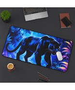 Panther Jungle Desk Mat, Colorful Office Decor, Unique Gift for Animal L... - $28.07 CAD