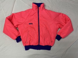 Vtg Columbia Women&#39;s XL Radial Sleeve Thinsulate Reversible Jacket Pink ... - $20.05