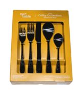 Our Table 20 Piece Colby Collection Service For Four Stainless Steel Sil... - $34.12 CAD