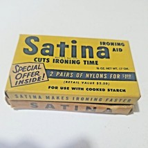 Vintage GE Gneral Foods Satina Ironing Aid White Plains NY NOS **BONUS*** - £7.18 GBP