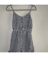 New Look Black and White Gingham Romper - $252.10 MXN