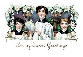 Loving Easter Greetings 20 x 30 Poster - £20.71 GBP