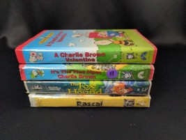 Lot of 4 VHS Movies Rascal, Charlie Brown, Fox And The Hound - £11.24 GBP