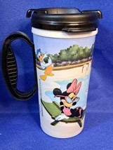 Minnie Mickey Pool Disney Parks Plastic Travel Mug Cup Whirley Warren PA 16 oz - £13.40 GBP