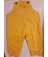 BRIGHT ORANGE LARGE 24.5 X 29 WET RAIN SUIT PANTS BOTTOMS ADJUSTABLE SUS... - €13,95 EUR