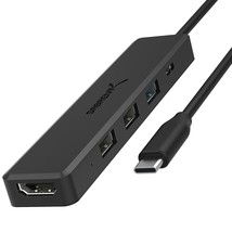 Sabrent Multi Port Usb C Hub With 4K Hdmi | Type C Power Delivery (60 Watts) Por - £28.78 GBP