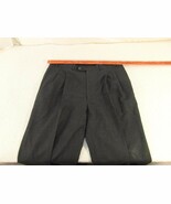 Adult Men&#39;s Stafford Black 38 X 32 Pleated Dress Trousers Slacks - €15,09 EUR