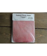 Vintage NWT Ultra Sheer Fashion Pantyhose Sun Franks Red Fishnet Size B ... - £7.03 GBP