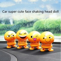 Funny Shaking Head Doll Small Ornaments Lovely Car Accessories Interior Doll 4PC - £13.42 GBP