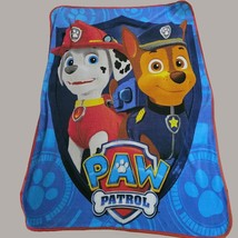 Nickelodeon Paw Patrol Fleece Throw Blanket Multicolor Dogs 42&quot; X 58&quot; Ca... - £10.54 GBP