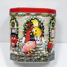 2003 M &amp; M&#39;s Christmas Village Series Brand Bank #17 Limited Edition Can... - £17.40 GBP