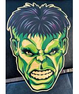 Hulk Wooden Head Artwork Original Artwork by Robert Kling 14 x 20 inches - $70.00