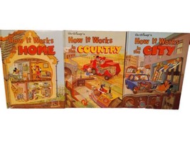 Walt Disney&#39;s How it Works in The City  Home Country Hardcover Books VTG 1980s - £23.73 GBP