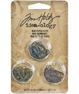 Mini Paper Clips.  48 Clips.  Tim Holtz Ideology - $3.95