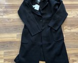 NWT Magaschoni Viscose Blend Long Sweater Heavyweight Black Cardigan Med... - £37.11 GBP