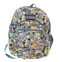 Trans By Jansport Multi Emoticon Backpack Great Used Condition - £18.36 GBP