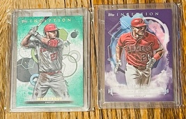 2019 Topps Inception Purple /150 + 2022 Topps Inception Green Mike Trout - $17.00