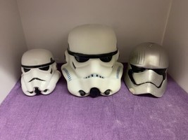 Latex Moulds/Molds To Make These Set Of 3  Stormtrooper Helmets. - £49.14 GBP
