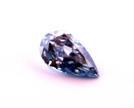 Blue Diamond - 0.20ct Natural Loose Fancy Grayish Blue Color GIA Pear Shape SI2 - $16,500.00